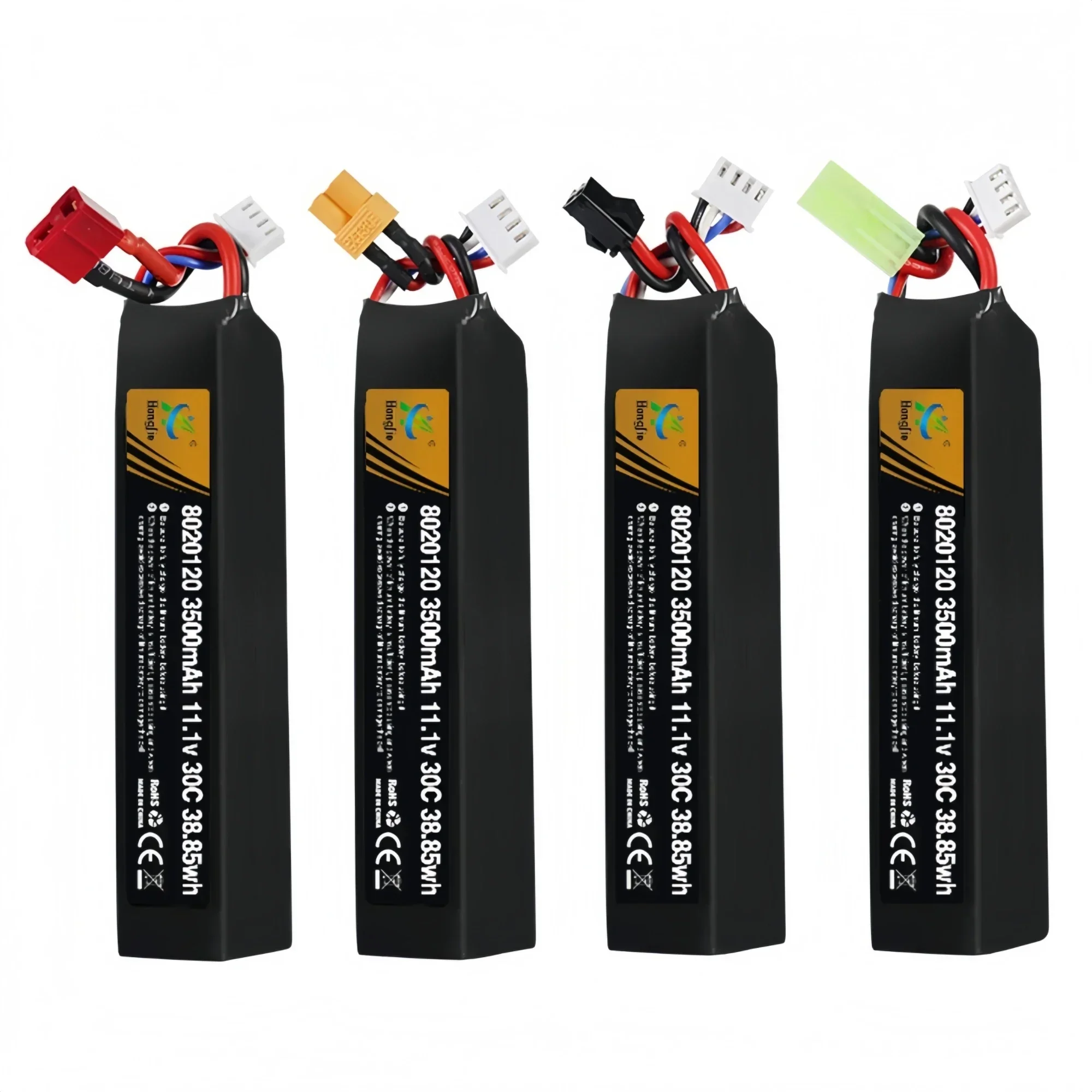 Bateria lipo 8020120 para pistola de água airsoft 11.1v 3500mah com plugue sm t xt30 tamiya para bala macia gunt furadeira elétrica portátil
