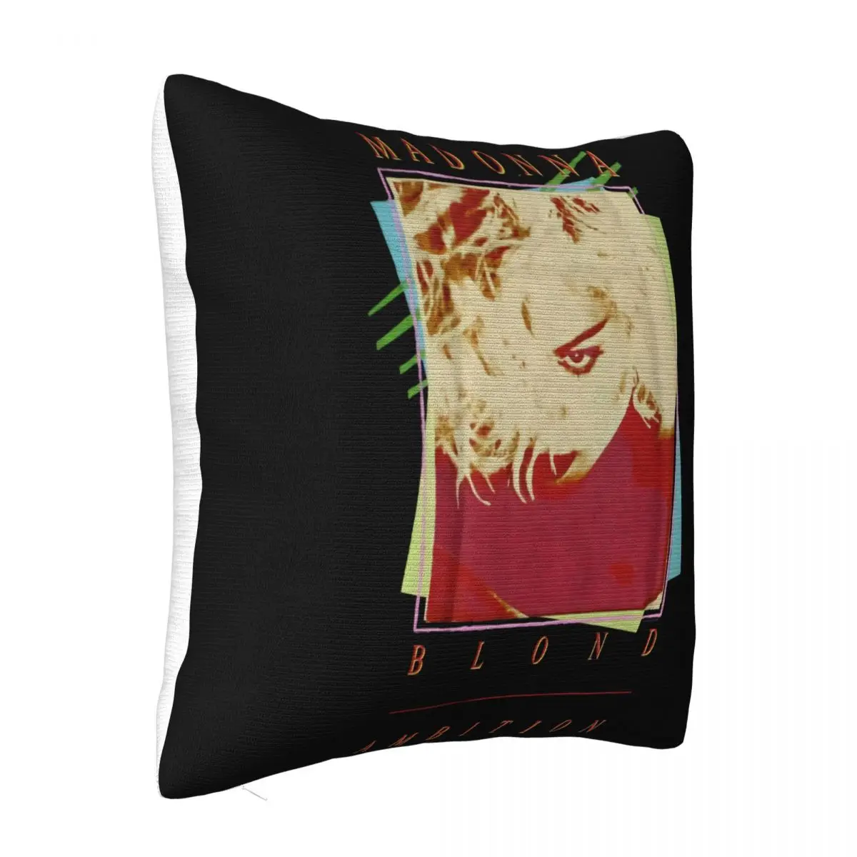 Black Vintage Madonna Blond Ambition Printed Creative Original Fresh Design Cartoon Character Pillow Case