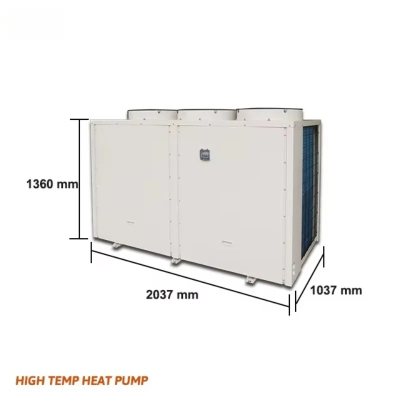 High Temperature R134a Commercial Hot Water System with Stainless Steel Tank and Remote Control Water Heater view 3