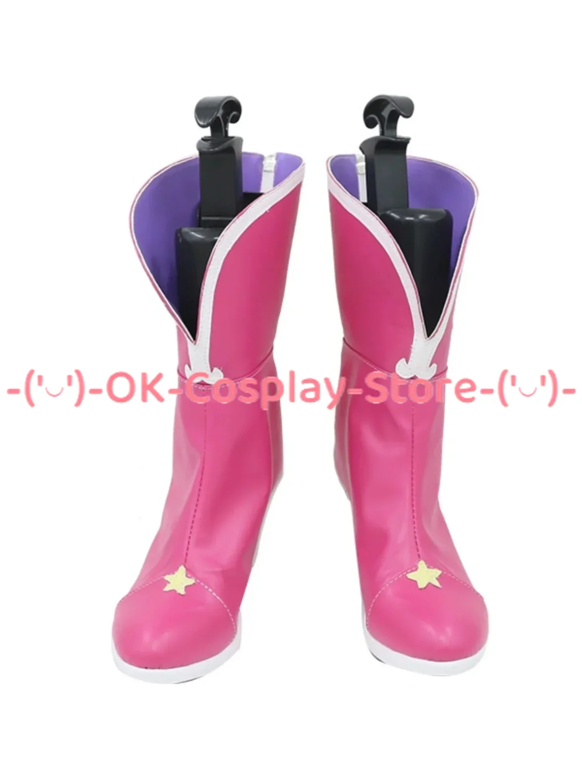 Rem Cosplay Shoes Anime Cosplay Prop PU Leather Shoes Halloween Carnvial Boots Custom Made