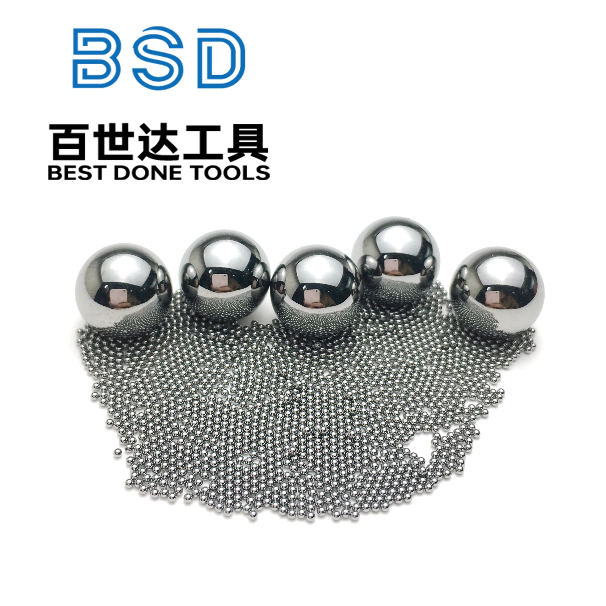 Polished YG6 Diameter 1.1 to 6.5mm Tungsten Cemented Carbide Ball