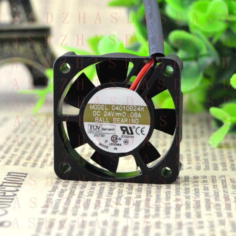 Z for AVC C4010B24H 24V 0.08A 4CM 4010 2 Line Double Ball Printer Inverter Cooling Fan