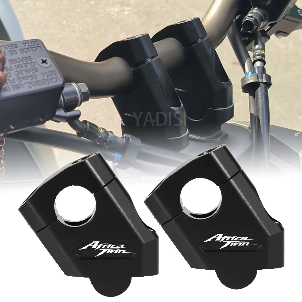 

For HONDA Africa Twin CRF1100L CRF 1100 L Adventure Sports 2022 Handlebar Riser Clamp CNC Handle Bar Lift Extend Adapter Mount