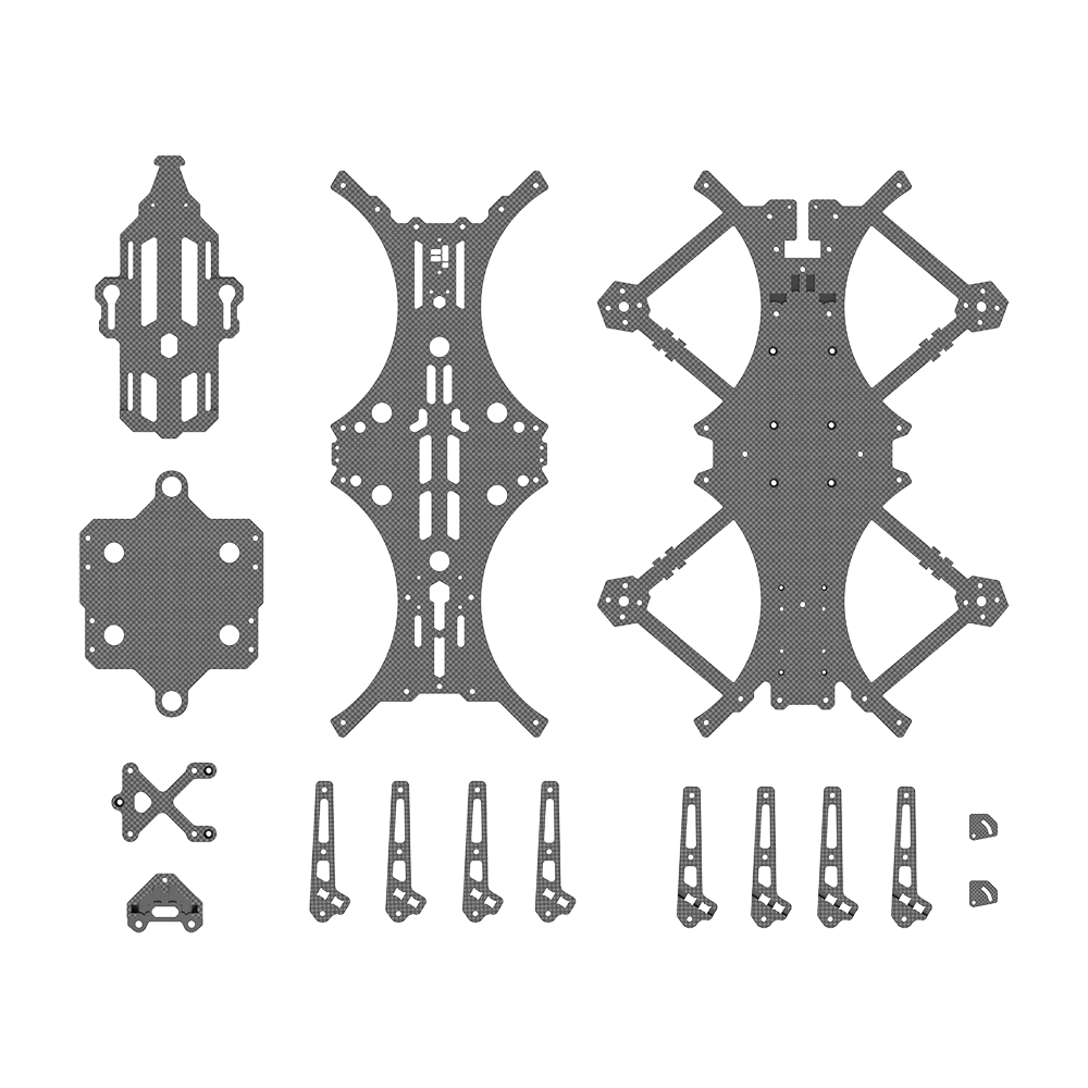 iFlight ProTek60 Pro Replacement Parts for Quick Release Battery Plates / Camera Mount / Prop Guard / Side Plate / Top plate