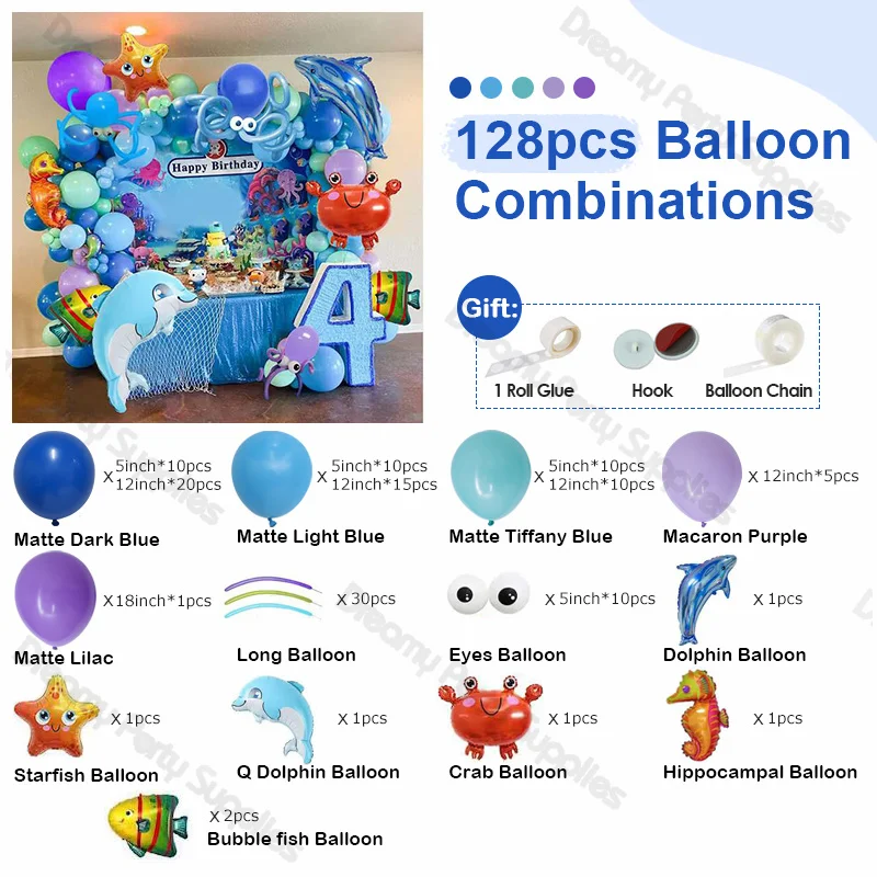 Mickey Mouse Folienballon-Set – 8 Stück, Rosa/rot, Für Geburtstagsdeko & Kinderpartys