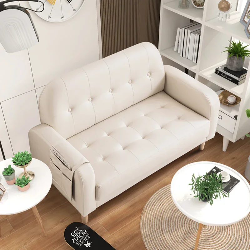 Relaxing White Sofa Sleeper Person Exterior Transformer Sofa Creative Lazy Sillas Para Sala De Estar Bedroom Furniture SGQ10XP