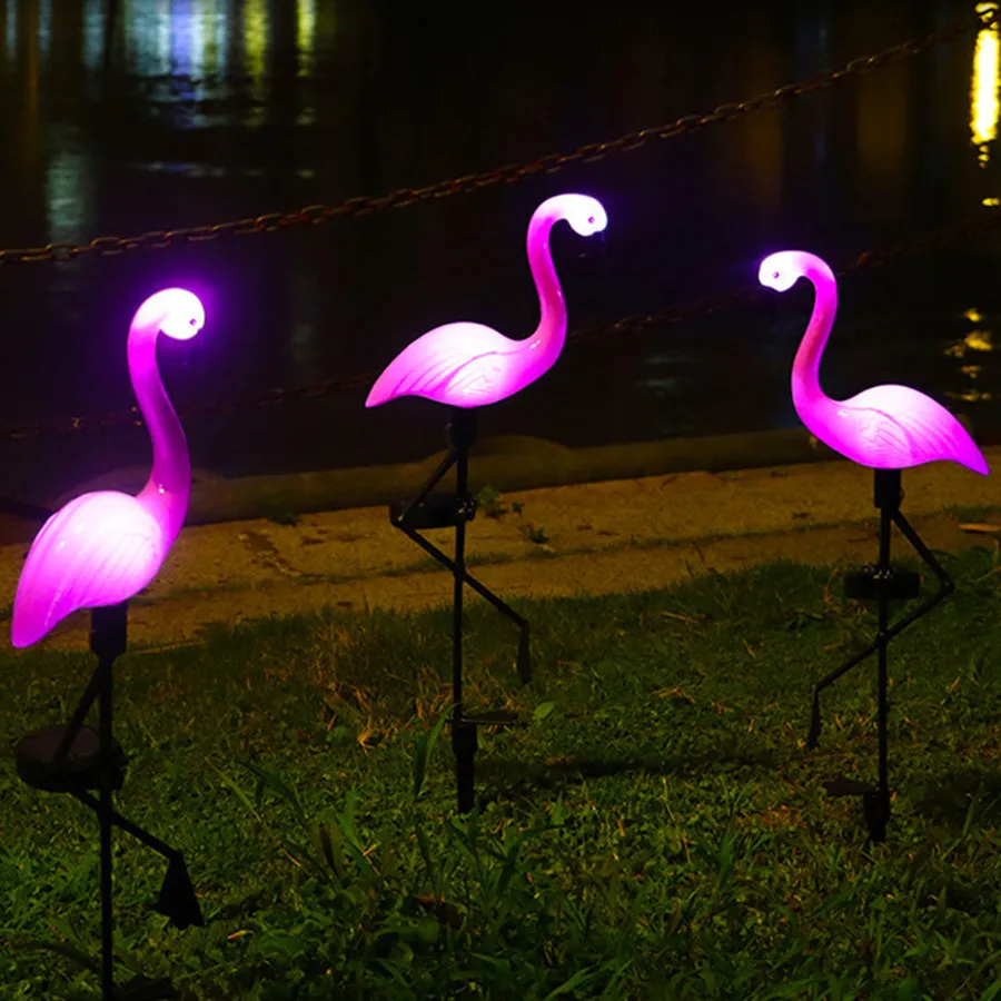 

Flamingo Solar Led Light Outdoor Landscape Lights Waterproof Patio Courtyard Garden Decoration Solar Lawn Lamps Pathway Lighting