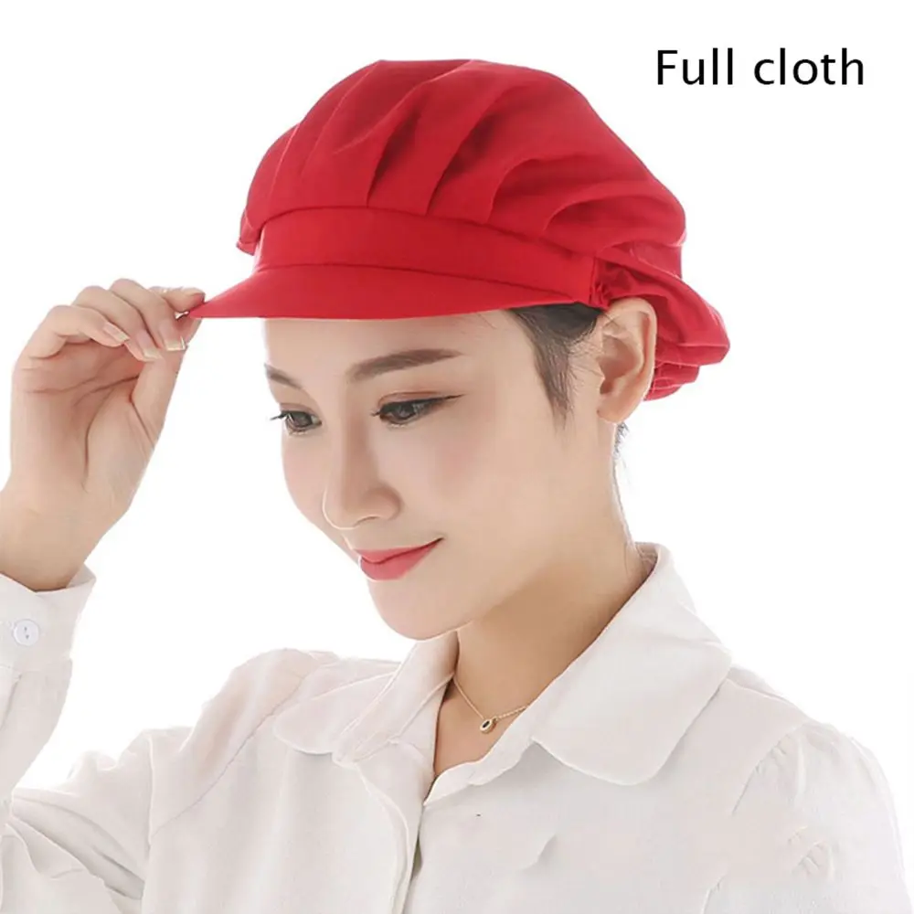 Men Women Work Uniform Cooking Hotel Chef Hat Cook Cap Kitchen Tools Restaurants Accessories