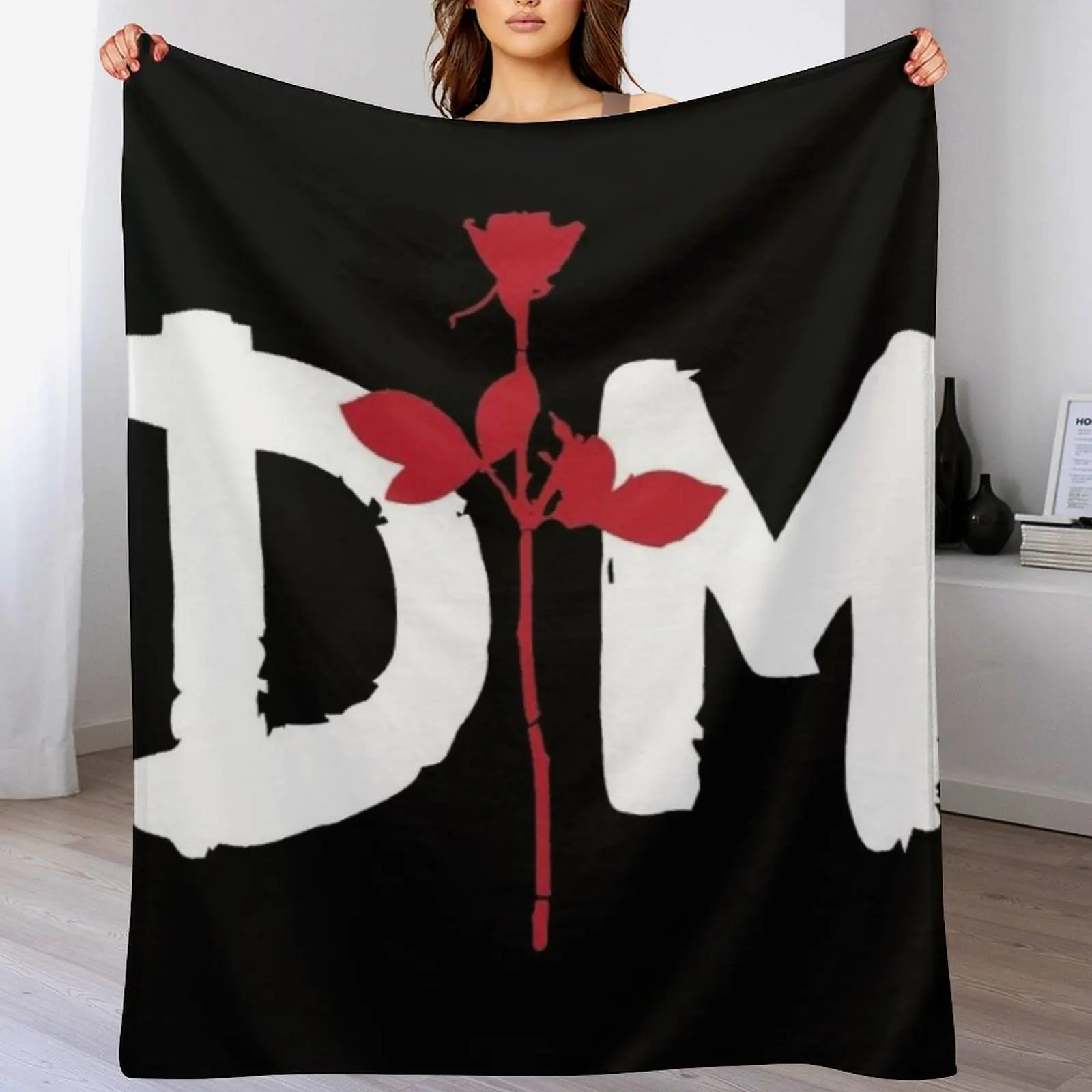 

DEPECHE BAND Throw Blanket Warm Flannel Blanket for Couch Chair Bedroom