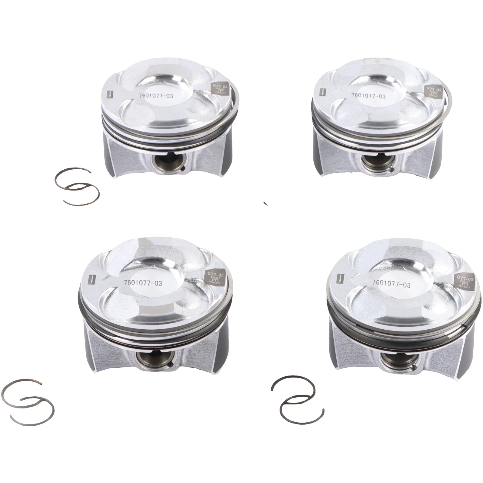 4pcs Piston&Ring Set Ø77mm For MINI Cooper Countryman Paceman N13 N18 BMW 116i 118i 11257601181 WG1261177 8744480000 11257601077