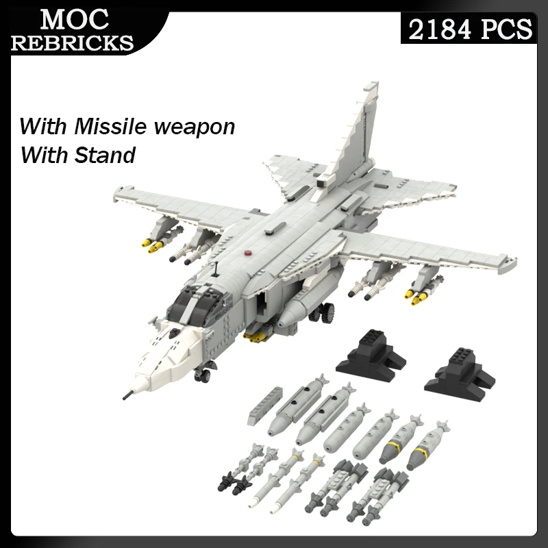 

Популярный конструктор MOC Серии Военного Истребителя, строительный блок Sukhoi, боевой самолет, игрушка «сделай сам», конструктор, модель, детский подарок на Рождество