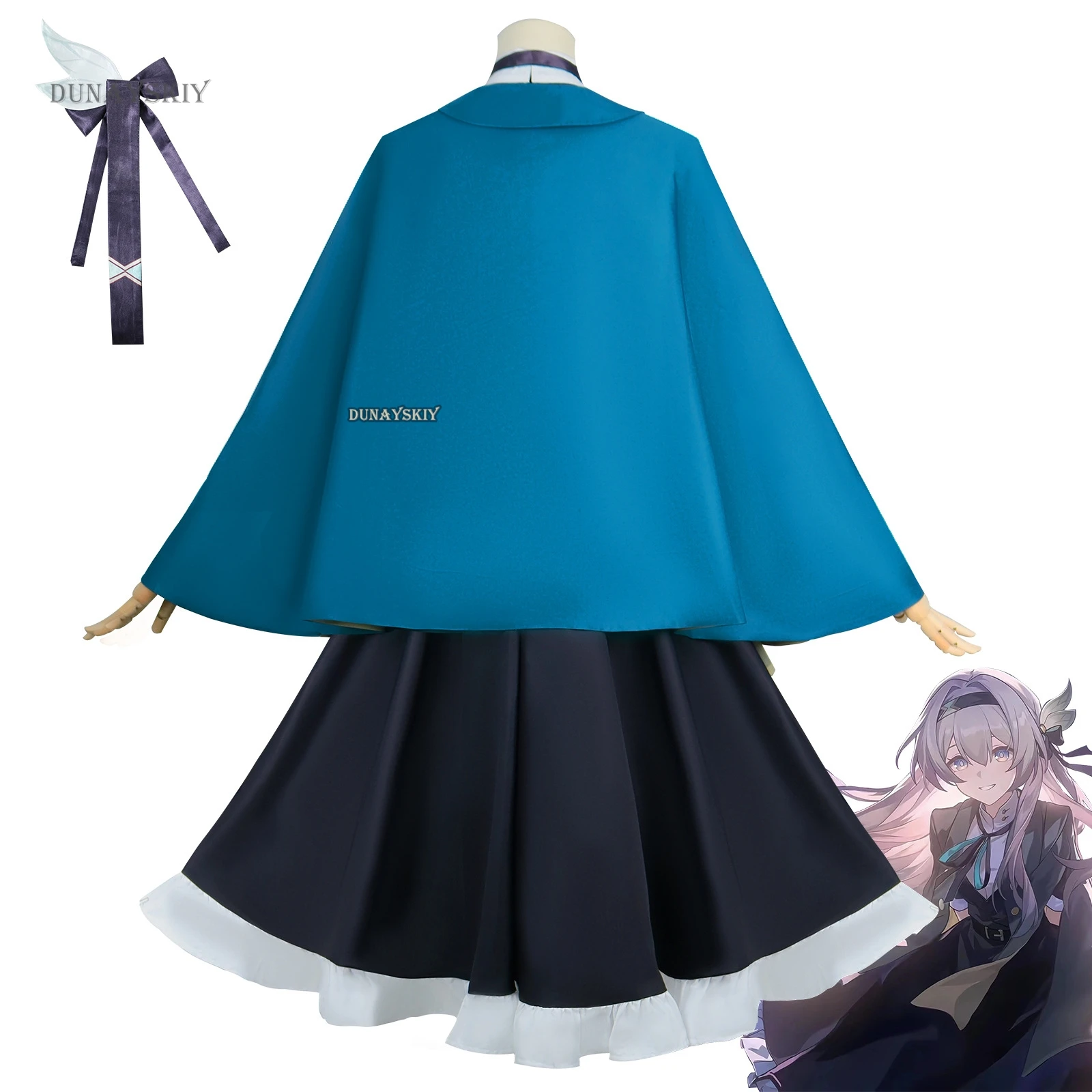 Firefly Midsummer Firefly Zzburg Cosplay Costume pour femme, perruque de dessin animé de jeu, Rick, fête d'Halloween, pli Play, femme adulte, 03 tenue