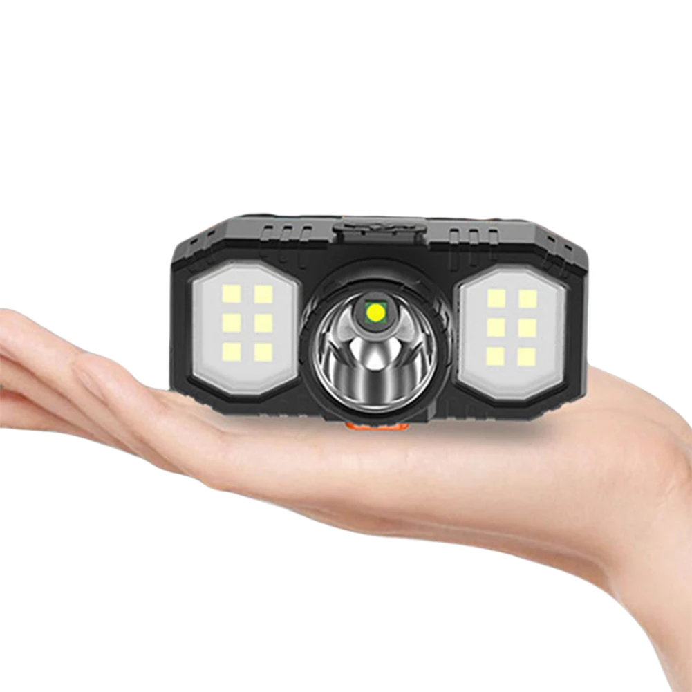 XPE + COB LED كشافات قوية مصباح يدوي مقاوم للماء السوبر مشرق المصباح زاوية قابلة للتعديل للتخييم في الهواء الطلق المشي لمسافات طويلة العمل