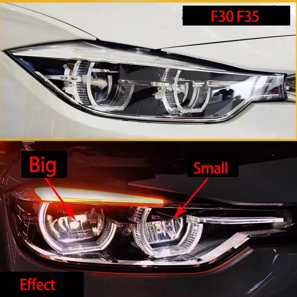 

Для BMW 3 серии F30 F35 2016-2019 автомобильные DRL дневные ходовые огни трубки фары круговое кольцо направляющая пластина