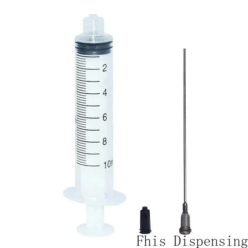 10ml 10cc Syringe Luer Lock UP+16G Blunt Tip Needle Length 10cm Pack of 10