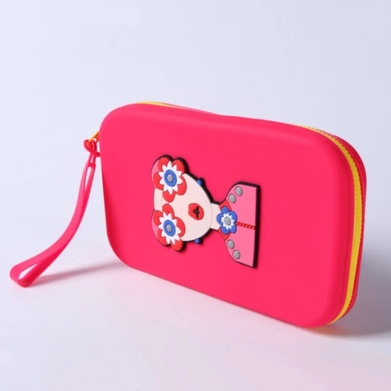 لطيف النظارات الشمسية حقيبة التخزين المحمولة نظارات حقيبة التخزين مكافحة قطرة مستحضرات التجميل سيليكون تخزين Bagcan شنق مقاوم للماء هدية C