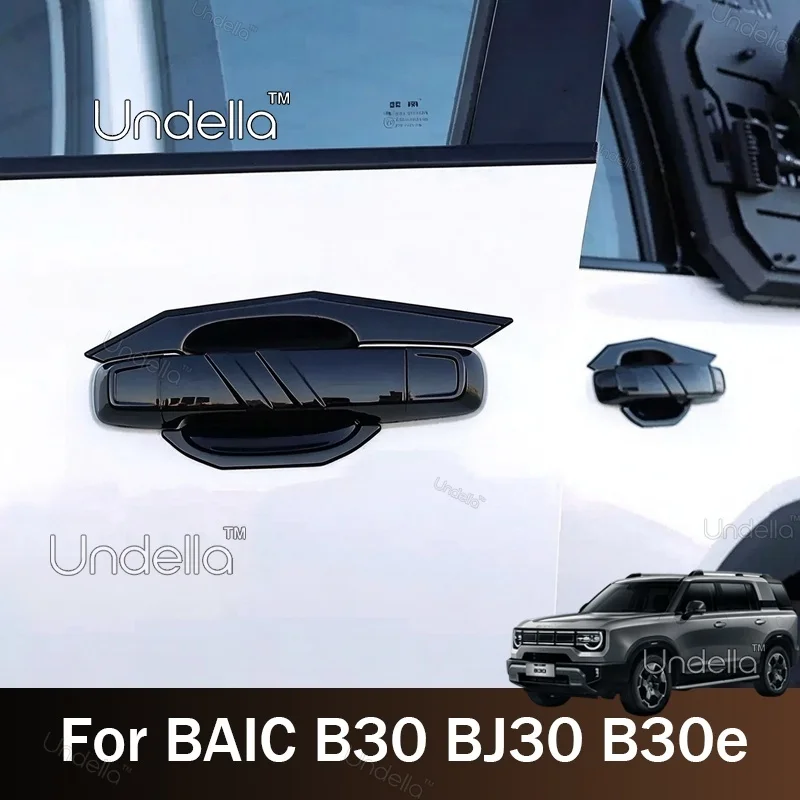 For BAIC B30 BJ30 B30e 2026 2027 2025 Car Door Handle Protector Door Cup Anti Scratch Guard Cover Car Exterior Accessories