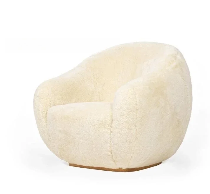 Nordic light luxury, creative and modern, personalized sofa chair, living room reception area leisure chair