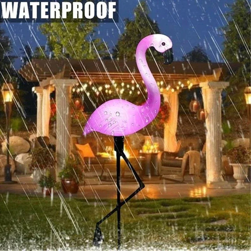 

Flamingo Solar LED Light Outdoor Fence Garden Garden Waterproof Outdoor Decoration Solar Light Landscape Light Lawn