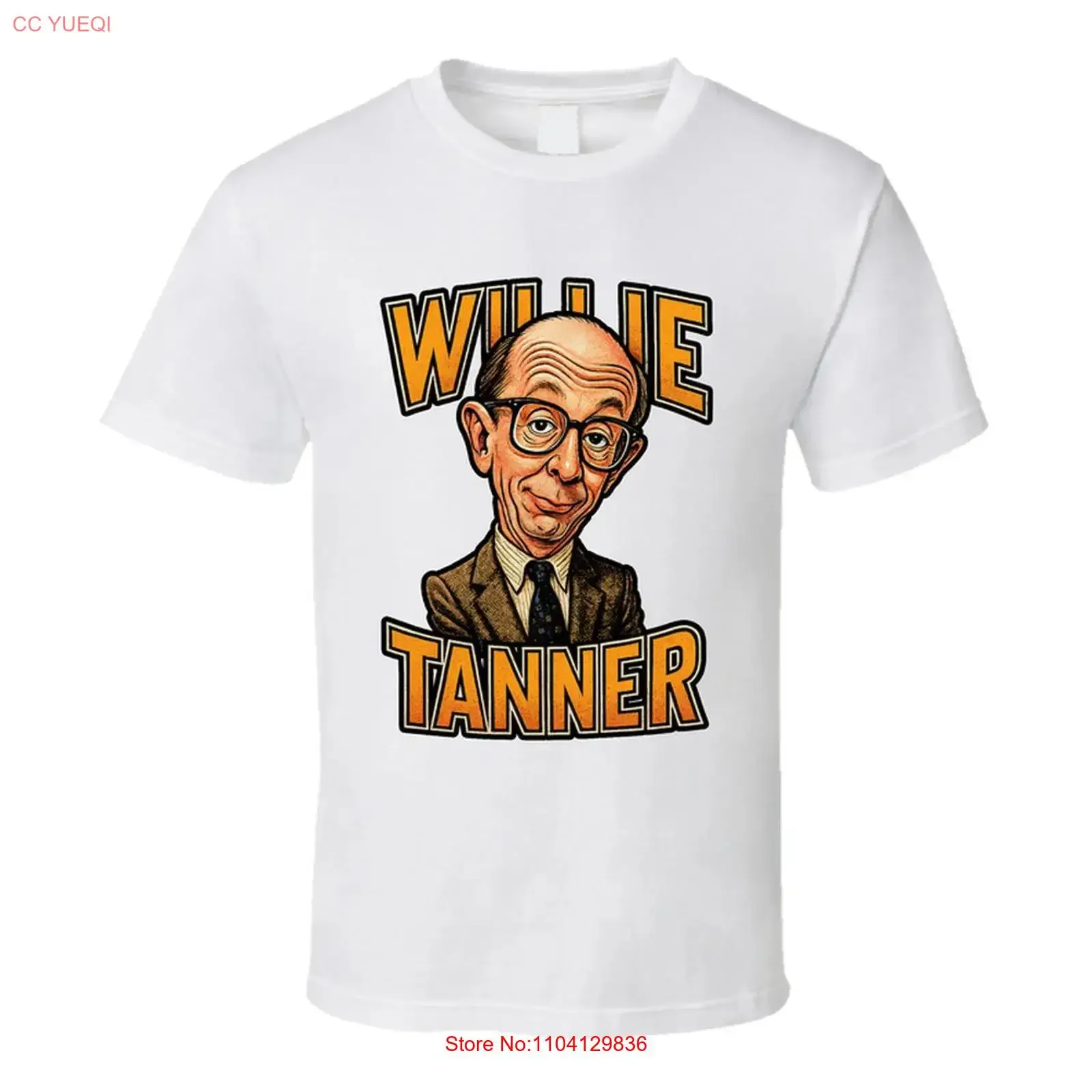 Willie Tanner Alf Tv Series Caricature Fan T Shirt vintage Washed graphic Stretched fashion Versatile Stylish Slightly homme