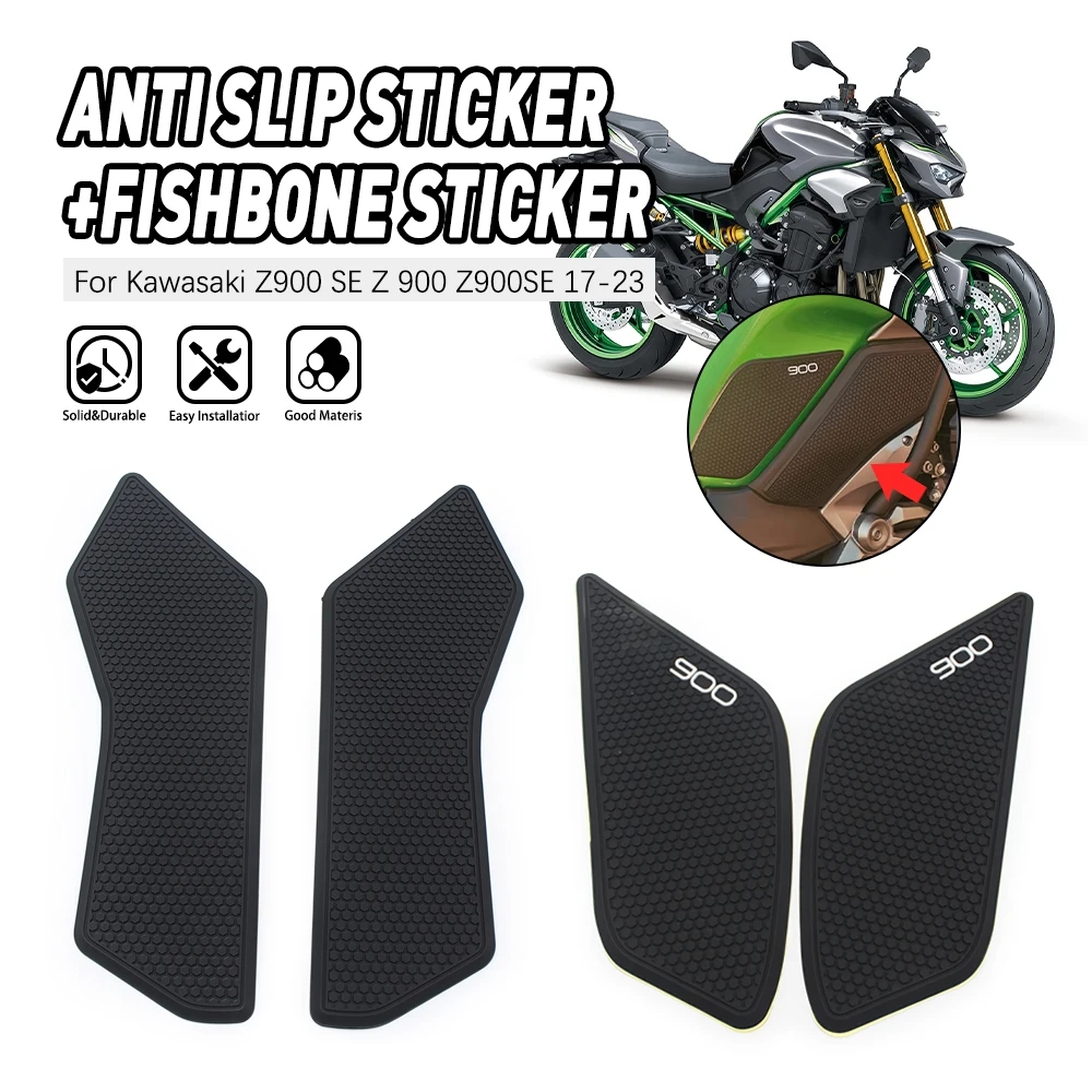 

Tank Pad For Kawasaki Z900SE Z 900SE 2017 2018 2019 2020 2021 2022 2023 Motorcycle Side Anti Slip Sticker Protector