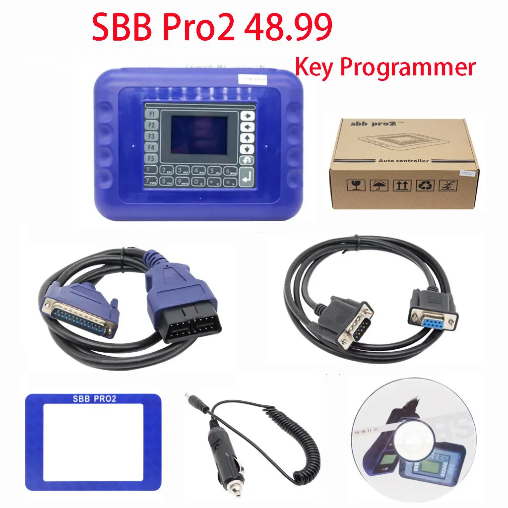 

SBB V48.99 Sbb Obdii Key Programmer Decoding Chip Matching Instrument Update Of 46.02 Pin Code Function