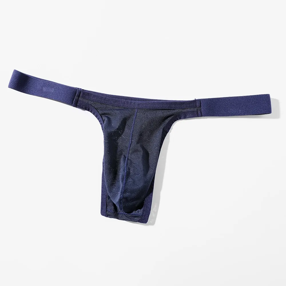 الرجال مثير منخفضة الارتفاع الرجال الثلاثي سراويل انظر من خلال مثلي الجنس سيسي ثونغ T-الظهر g-سلسلة ملخصات الملابس الداخلية للرجل الساخن #4