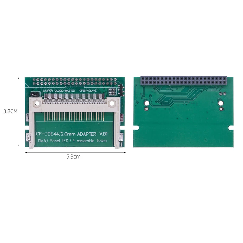 Conector CF a IDE de 44 pines para ordenador portátil, adaptador de tarjeta de memoria Flash compacta CF de 2,5 pulgadas, placa elevadora, convertidor de arranque