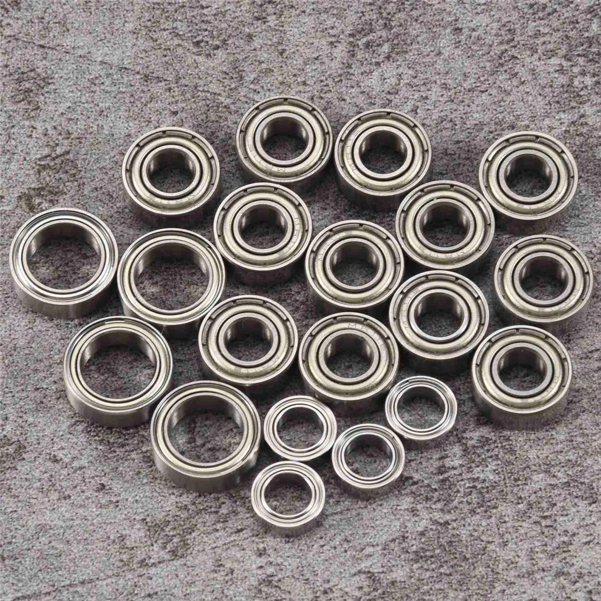 Eco-friendly 20Pcs Ball Bearing Kit for Tamiya TT01 TT-01 TT01D TT01E TT01R DF02 1/10 RC Car Upgrade Parts