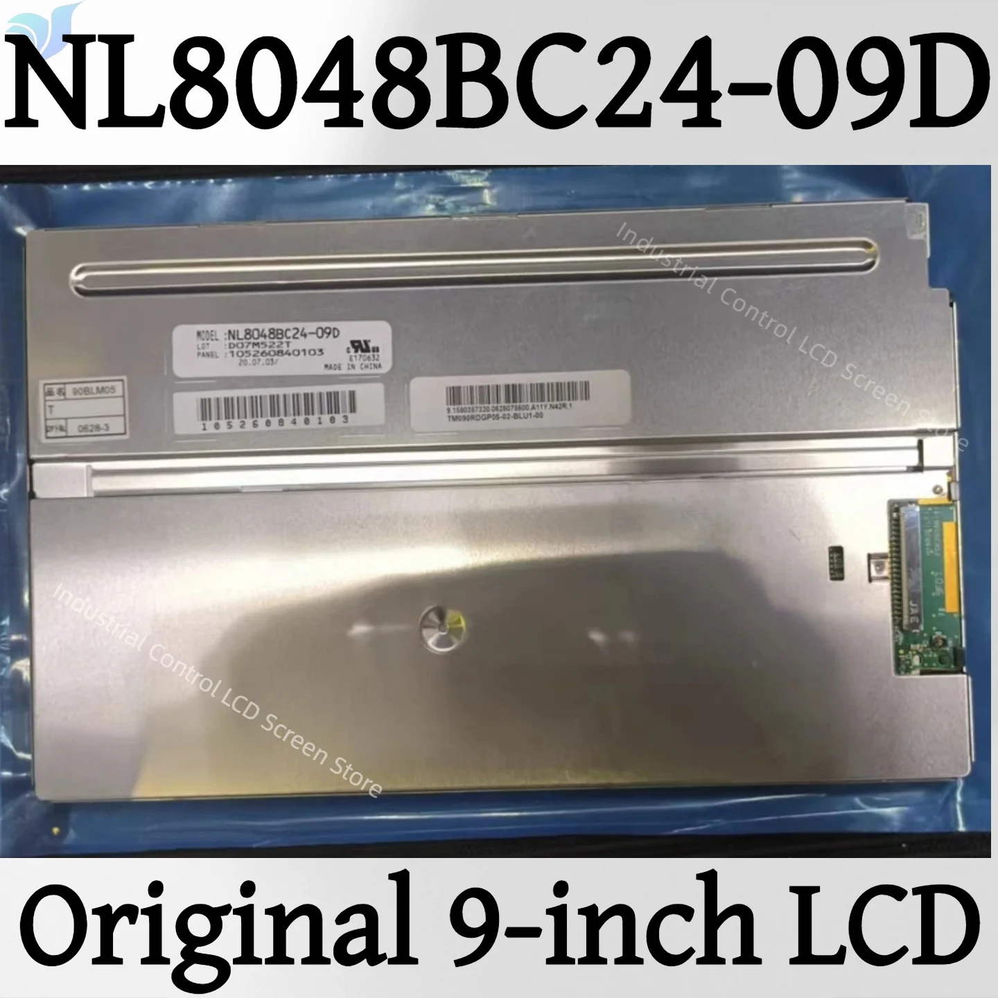 NL8048BC24-09D New and Original 9-inch LCD Screen 800(RGB)×480
