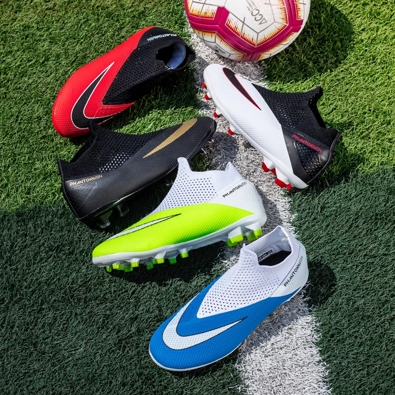 

Профессиональные футбольные бутсы Футбольные бутсы унисекс с шипами Society Turf Бутсы для взрослых TF/FG Тренировочные высококачественные нескользящие кроссовки