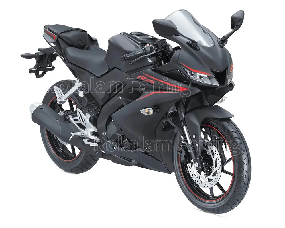 

Sportbike Body Kit For Yamaha YZF R15 2018-2024 R15 18-24 Matte Black Aftermarket Motorcycle Fairing (Injection molding)