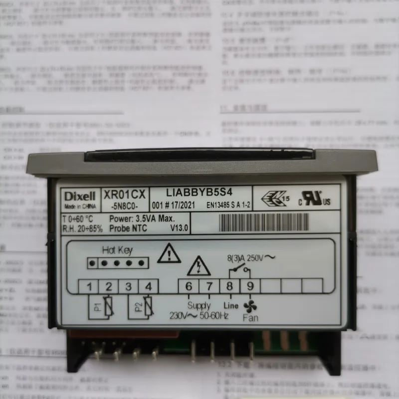 Dixell XR01CX-5N8C0 Refrigeration Controller Dual Probe Thermostat