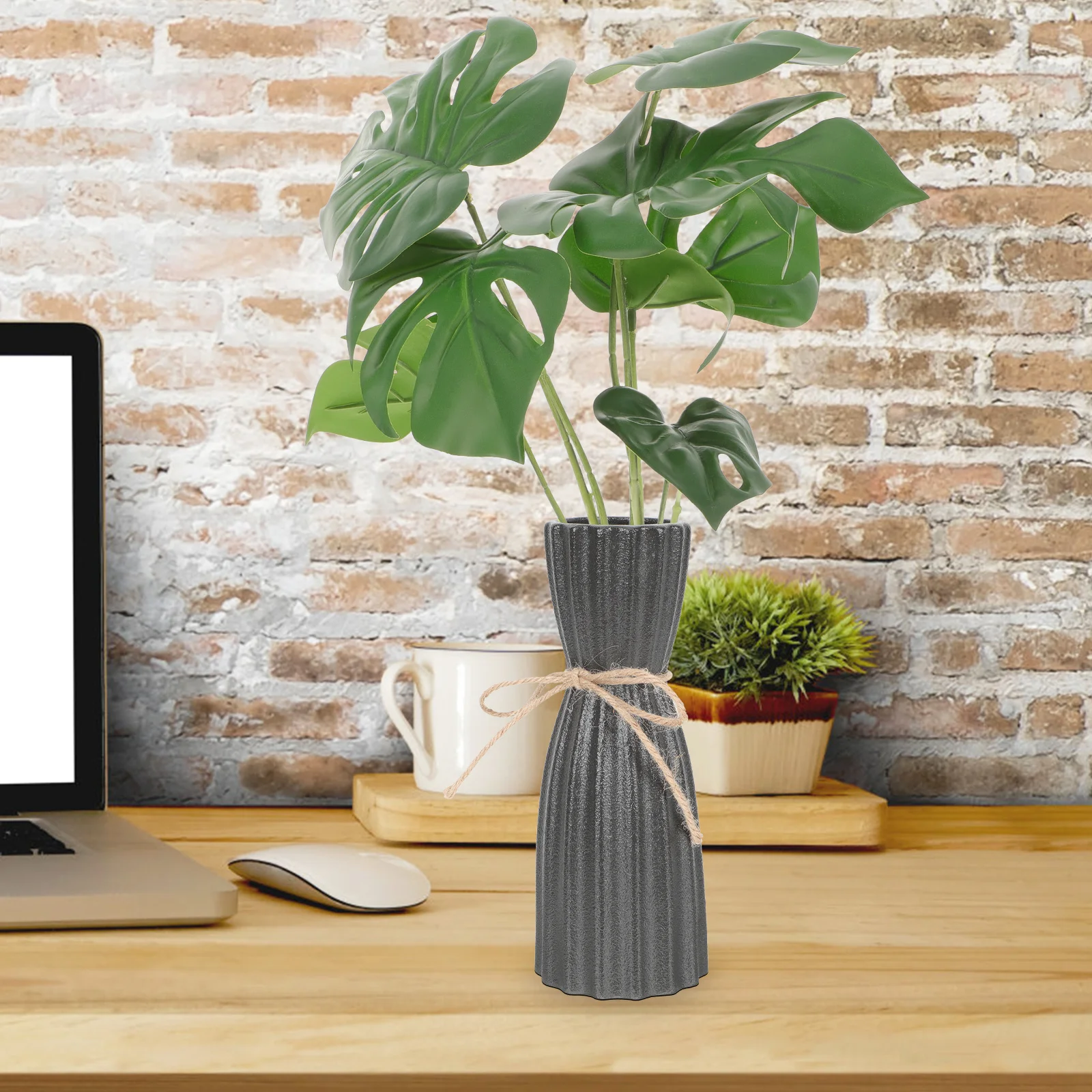 

Household Fake Monstera Wear-Resistant Artificial Plant Delicate Decorative Faux Plant Living Room Table Decor