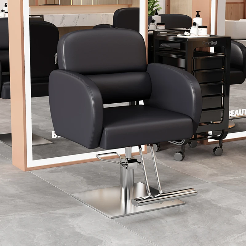 

Swivel Barbershop Lift Barber Chair Professional Perm Barber Chair Hair Dyeing Comfort Cadeira De Barbeiro Beauty Furniture