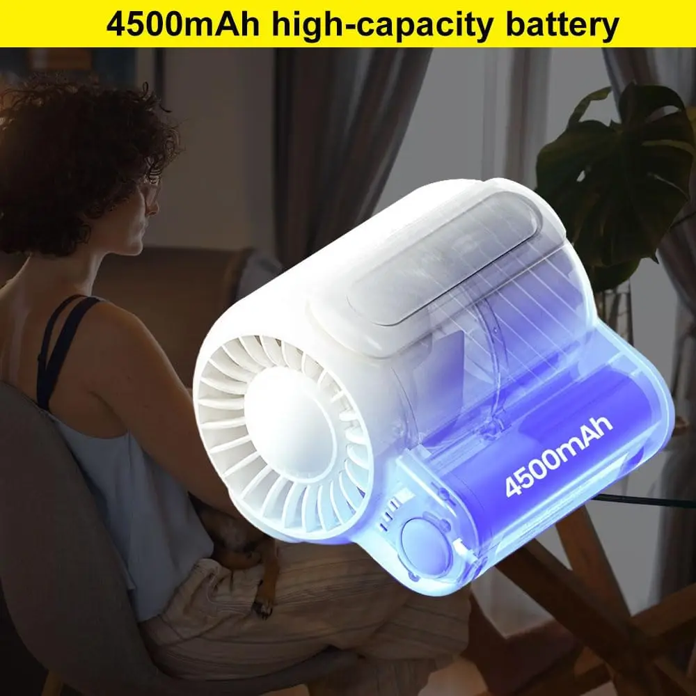 Portable Waist Clip Fan, 2024 New Mini Waist Fan Cool Clip Fan Under Shirt Clip-On Portable Air Cooler, Belt clip Fan for Outdoo