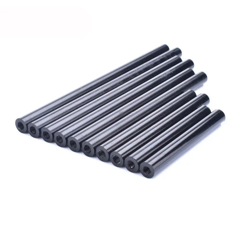 Drone rack circular aluminum column connecting column aluminum rod body aluminum rod inner teeth M3