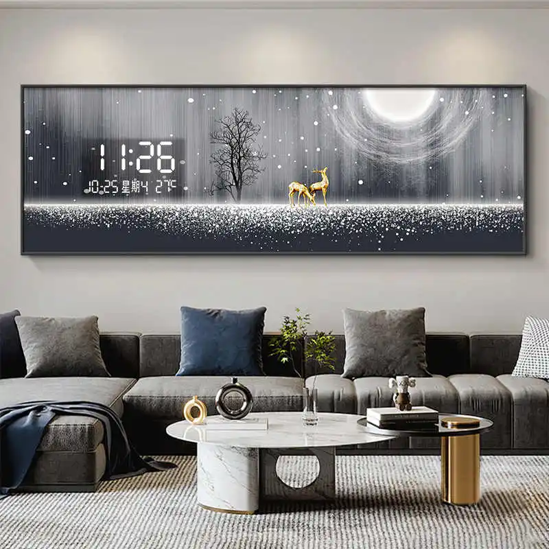 Luxury Lifestyle Background - Light Luxury Elk Living Room Decorative
