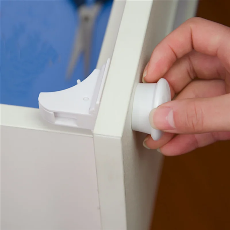 M05K 40+8 magnetische Schrankschlösser, kindersicher, für Schränke, Schubladen, unsichtbar, für Kinder, Baby-Safe-Schloss