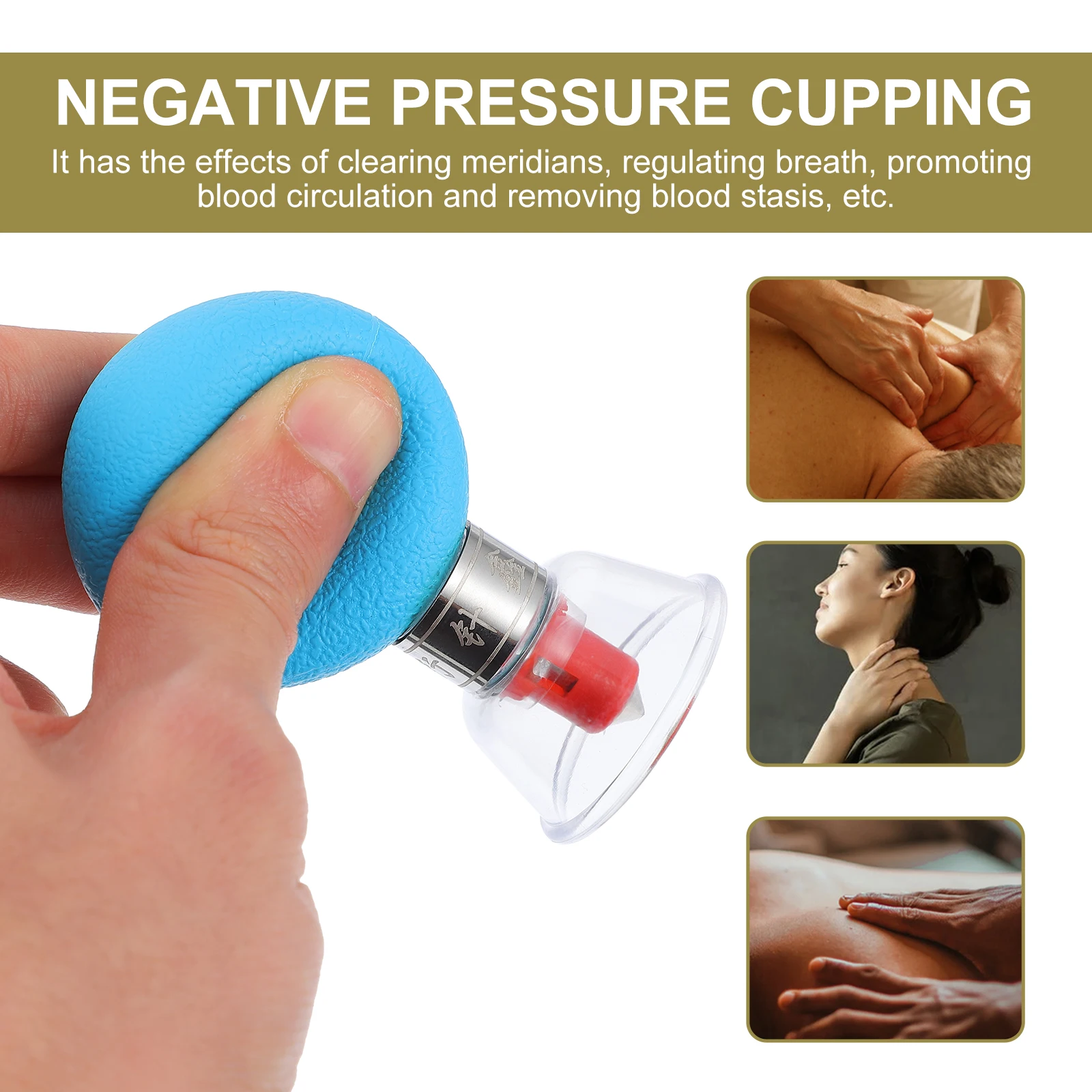 

2Pcs Device Silver Needle Vacuum Therapy Suction Cups Massager Body Facial Tool High Quality Durable Practical Clearing