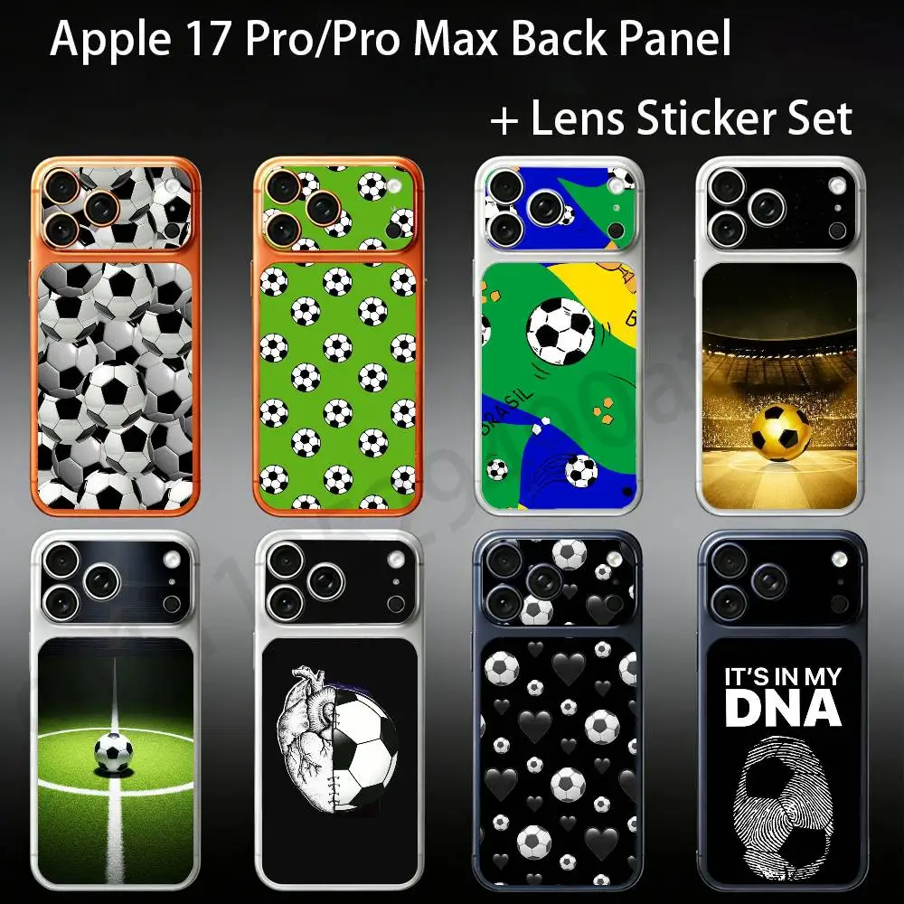 

Football Sport For iPhone 17pro/proMax Full body Back Cover Decal Skin Colorful Rear Protective Sticker Film