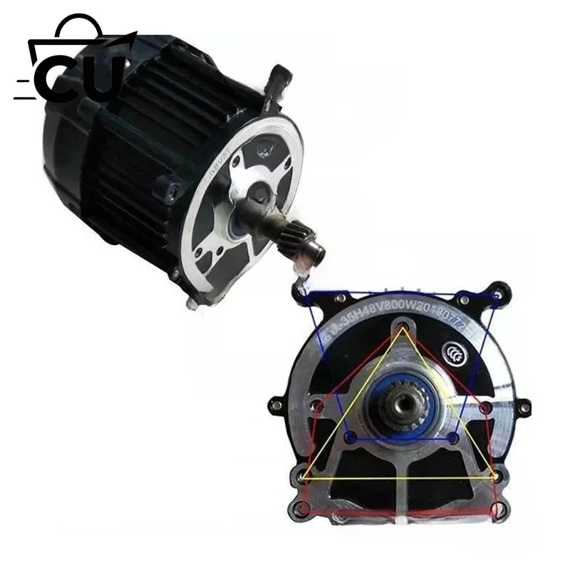 Electric Tricycle Motor 48V 60V 500W to 1200W Giant General Purpose Motor
