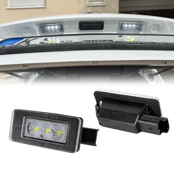 Canbus White LED License Plate Lamp for Citroen C5 III Peugeot 207 CC 308 MK2 2008 208
