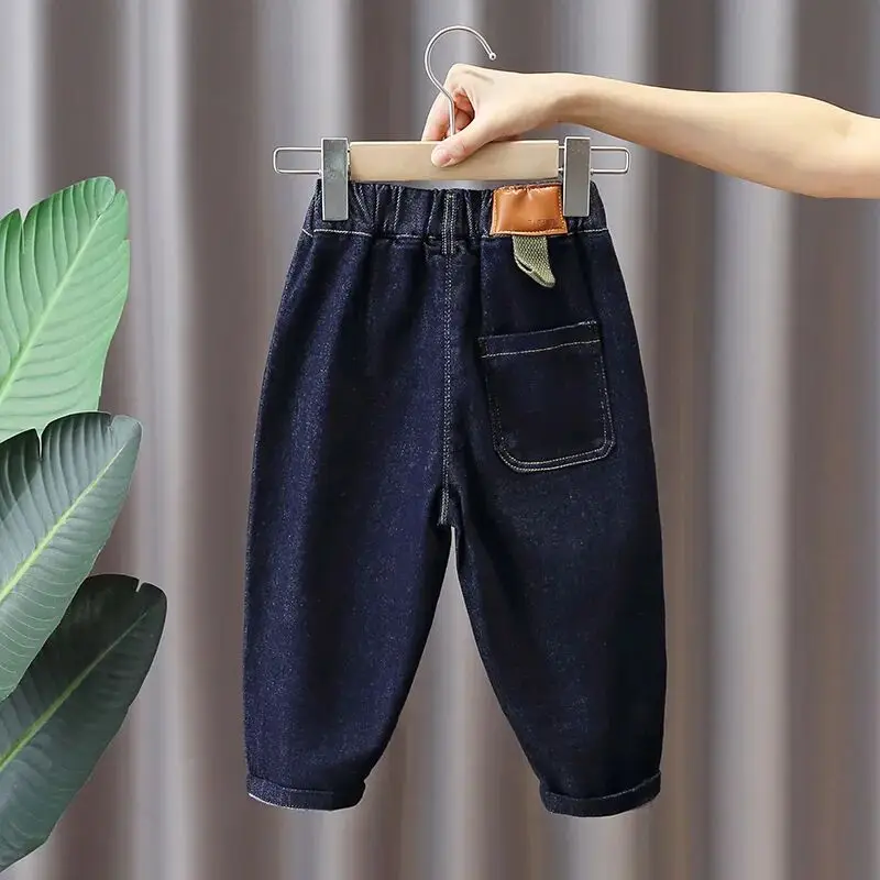 Kids Boys Jeans Pants Spring and Autumn 2023 New Children's Loose Trousers Pants Boys Baby Pants