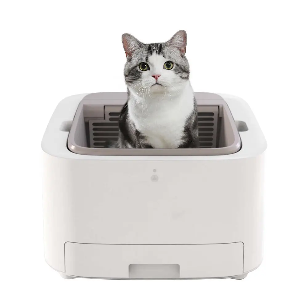 New Design Auto Self Cleaning Sand Basin Electric Smart Cat Automatic Box Intelligent Cat Toilet For Home Use