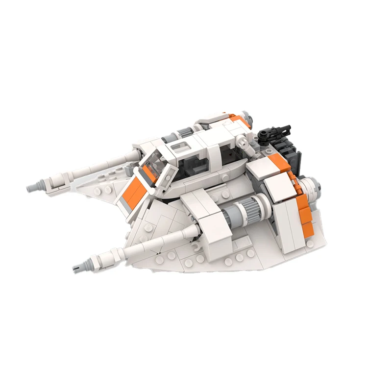 في نهاية المطاف جمع Minifig مقياس أفكار مقاتلة الثلج airships MOC بنة التجمع لعبة مجسمة مجموعة الطوب الفني الهدايا #2