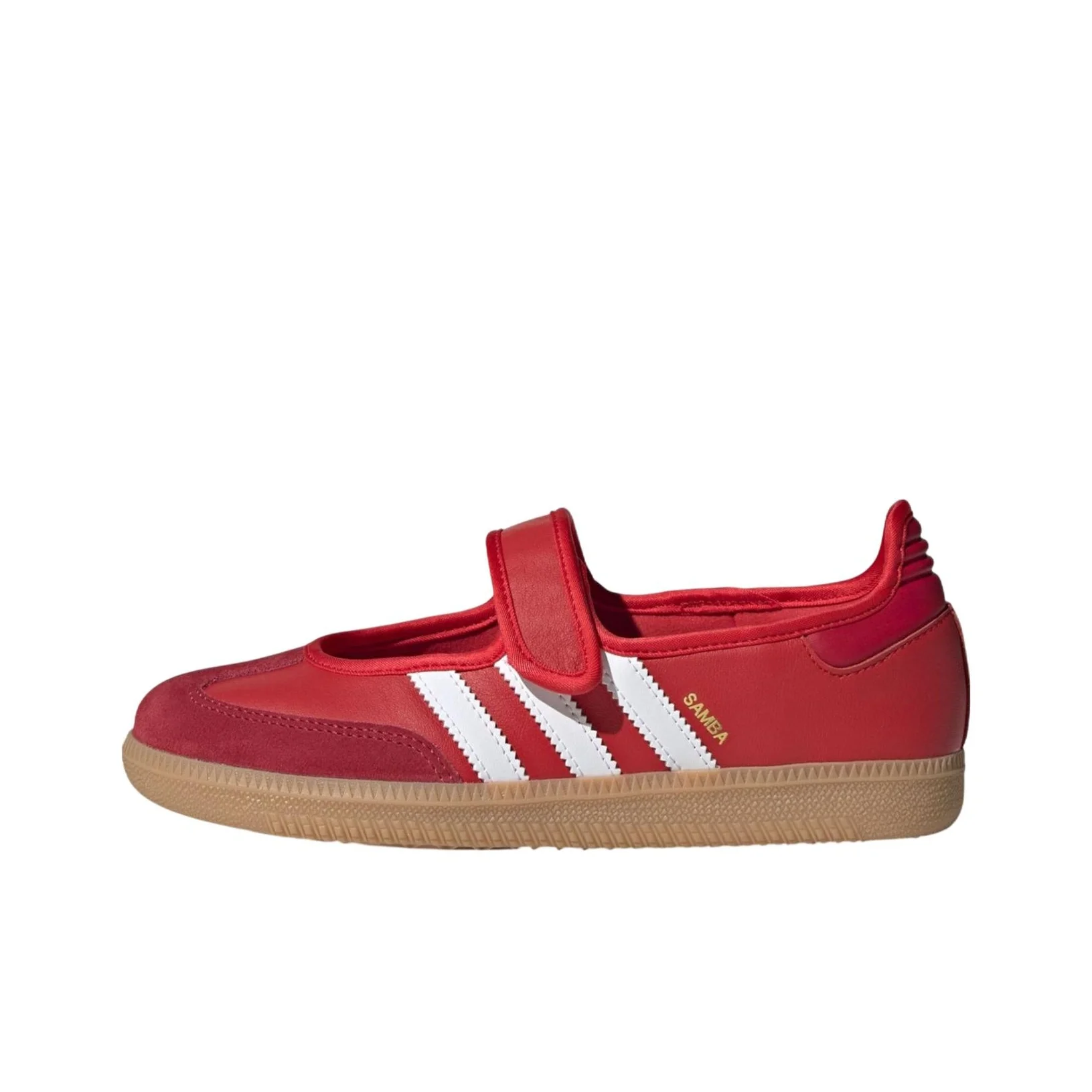 Adidas Originals Samba Jane Comfortable Mary Jane Shoes Women's Red JQ6446