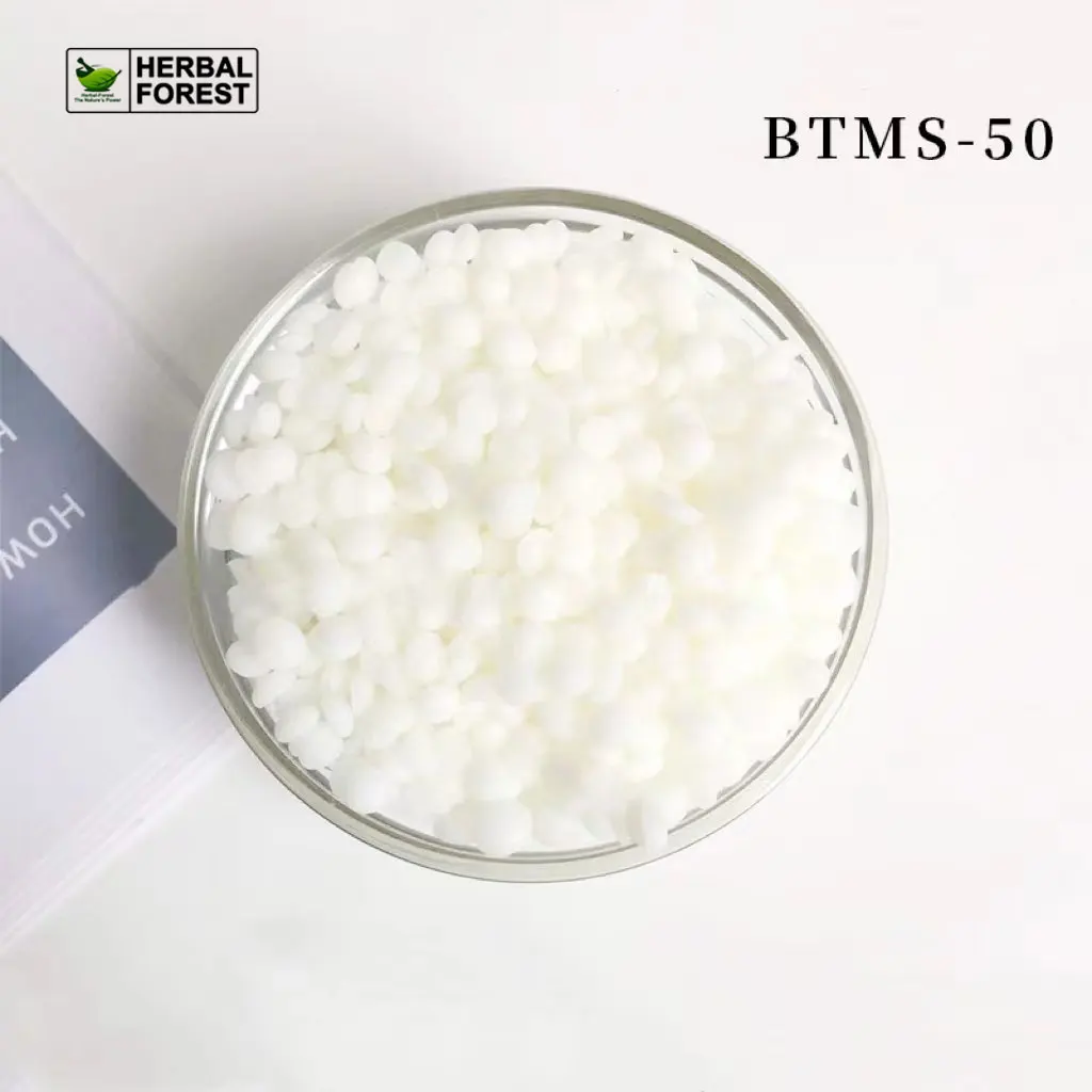 Korean BTMS-50 Moisturizing Emulsifier Improves Damaged Hair and Makes Hair Soft and Anti-static Shampoo Conditioner Additive