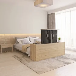 Living Room Furniture Electric TV Wall Mount Motorized Height Adjustable Automatic TV Lift Stand with Remote