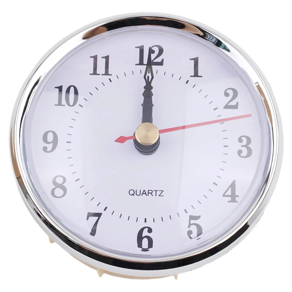 Brand New Quartz Clock Insert Replace Accessories Metal Numerals Plastic Precision Premium Roman Arabic Clear Lens